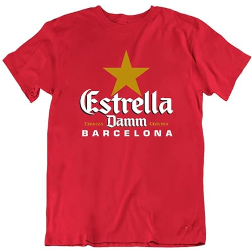 Estrella Damm Beer TeeBarcelona Drink Alcohol Good Deal Gift Men's T Shirt Men Red L Estrella Damm Beer TeeBarcelona Drink Alcohol Good Deal Gift Men's T Shirt Men Red L von KEJUN STICKER