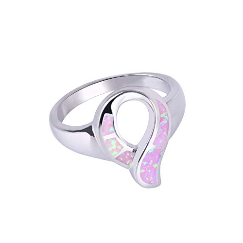 KELITCH 925 Sterling Silber Opal Ringe Handgefertigt Verdrehte Ringe Charme Schön Ringe Zum Frau Mädchen KELITCH 925 Sterling Silber Opal Ringe Handgefertigt Verdrehte Ringe Charme Schön Ringe Zum Frau Mädchen von KELITCH