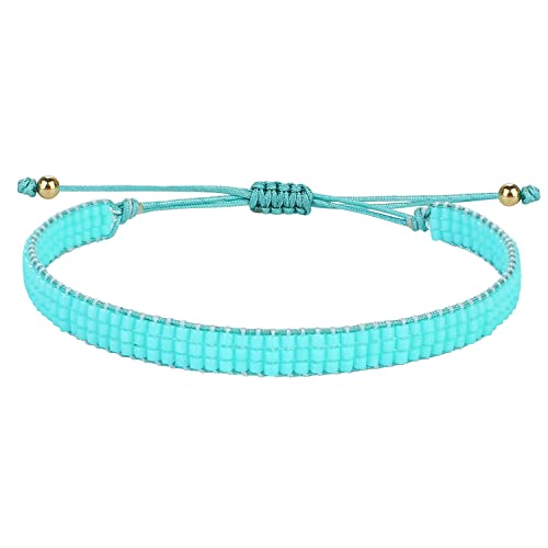 KELITCH Armband für Damen Perlen mit Miyuki-Perlen Sternform Dekoration Unelastisches dünnes Band Handgelenk Strang stapelbares Armband Damen Modeschmuck Set KELITCH Armband für Damen Perlen mit Miyuki-Perlen Sternform Dekoration Unelastisches dünnes Band Handgelenk Strang stapelbares Armband Damen Modeschmuck Set von KELITCH