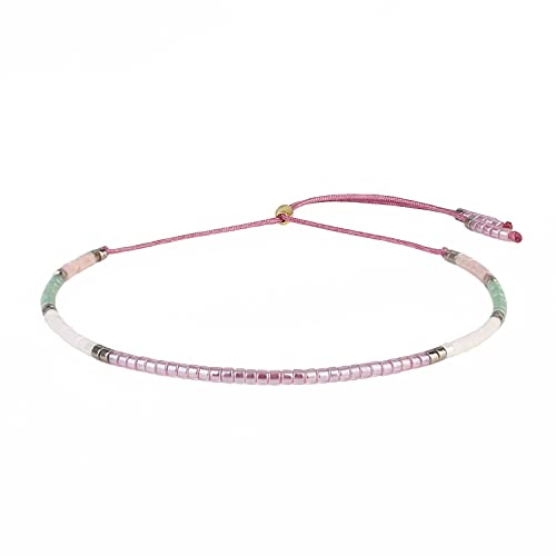 KELITCH Damen Strand Armbänder Boho MIYUKI Perlen Freundschaftsarmbänder Neue Sommer Strand Regenbogen Armbänder KELITCH Damen Strand Armbänder Boho MIYUKI Perlen Freundschaftsarmbänder Neue Sommer Strand Regenbogen Armbänder von KELITCH