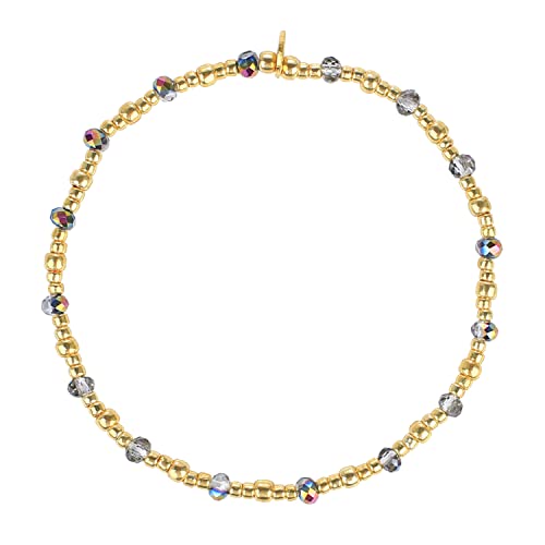 KELITCH Boho Kristall Strand Armbänder Goldene Perlen Strecken Armbänder Wunderschöner Schmuck Für Damen von KELITCH