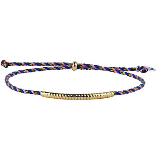 KELITCH Bunt Strang Armbänder Hand Geflochten Baumwolle String Bar Armbänder Einstellbar Mode Schmuck Zum Frau-G von KELITCH