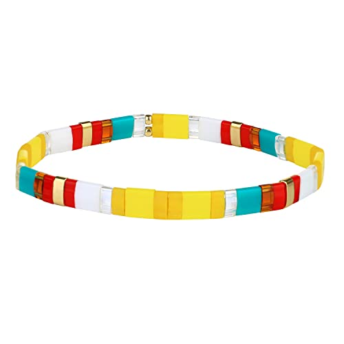 KELITCH Bunte Miyuki Perlen Strecken Armbänder Charme Mode Tila Strand Armbänder Damen Stapelbar Armreif Für Damen Schmuck KELITCH Bunte Miyuki Perlen Strecken Armbänder Charme Mode Tila Strand Armbänder Damen Stapelbar Armreif Für Damen Schmuck von KELITCH
