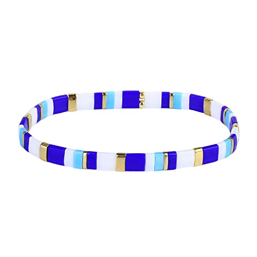 KELITCH Bunte Tila Perlen Armbänder Böhmisch Mode Perlen Armbänder Damen Handgemachte Elastische Perlen Armbänder Schmuck Für Damen Armbänder KELITCH Bunte Tila Perlen Armbänder Böhmisch Mode Perlen Armbänder Damen Handgemachte Elastische Perlen Armbänder Schmuck Für Damen Armbänder von KELITCH