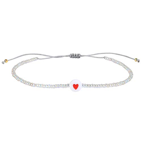 KELITCH Damen Candy Farbe Freundschafts-Armbänder - Stapelbar Verstellbare Miyuki Perlen Armband KELITCH Damen Candy Farbe Freundschafts-Armbänder - Stapelbar Verstellbare Miyuki Perlen Armband von KELITCH