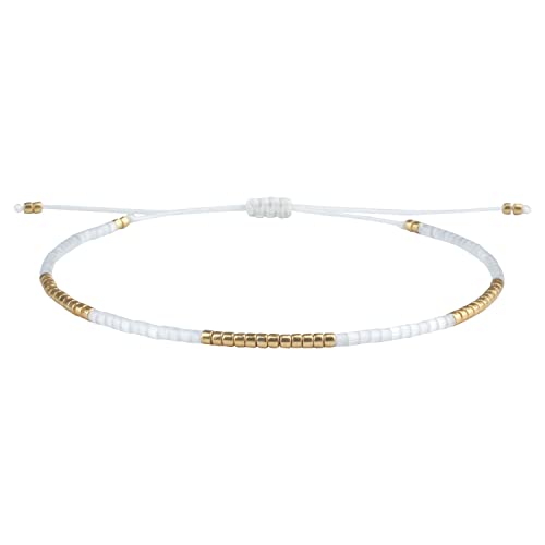KELITCH Damen Armbänder Candy Farbe Freundschaften Stapelbare Verstellbare Armbänder Miyuki Perlen Armbänder von KELITCH