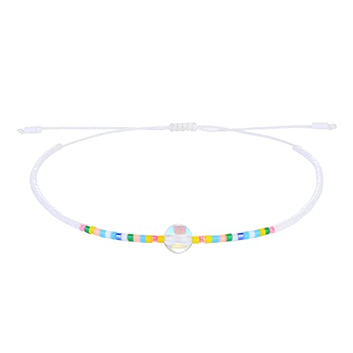 KELITCH Damen Armbänder Mondstein Armbänder Miyuki Perlen Armbänder Handgemachte Freundschaftsarmbänder von KELITCH