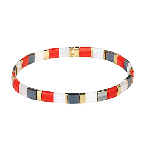 KELITCH Damen Armbänder Tila Perlen Charm Armbänder Handgefertigter Klassischer Schmuck von KELITCH