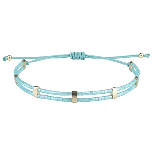 KELITCH Damen Charm Armbänder Miyuki Tila Perlen Armband Süßigkeiten Farben Freundschaft Armbänder von KELITCH