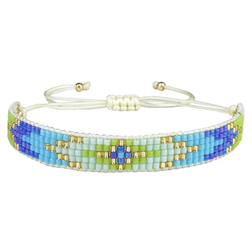 KELITCH Damen Freundschaft Armbänder Seil Armbänder Handgemachte Multi-Muster Wrap Armbänder Modeschmuck Armbänder von KELITCH