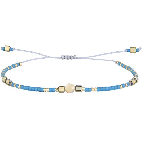KELITCH Damen Freundschaft Armbänder Stapelbar Miyuki Samen Perlen Strang Armband Einstellbar Kristall Armbänder KELITCH Damen Freundschaft Armbänder Stapelbar Miyuki Samen Perlen Strang Armband Einstellbar Kristall Armbänder von KELITCH