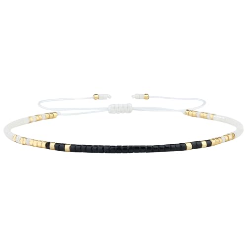 KELITCH Damen Freundschaft Armbänder Strand Stränge Armbänder Regenbogen Miyuki Samen Perlen Armbänder KELITCH Damen Freundschaft Armbänder Strand Stränge Armbänder Regenbogen Miyuki Samen Perlen Armbänder von KELITCH
