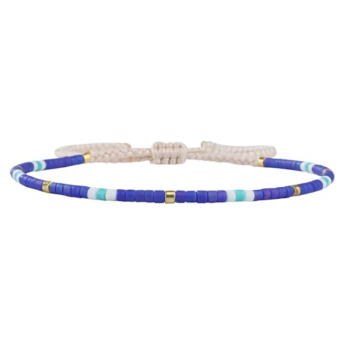 KELITCH Damen Freundschaftsarmbänder Miyuki Perlen Strang Armbänder Armreifen Handgefertigte Boho Charm Schmuck von KELITCH