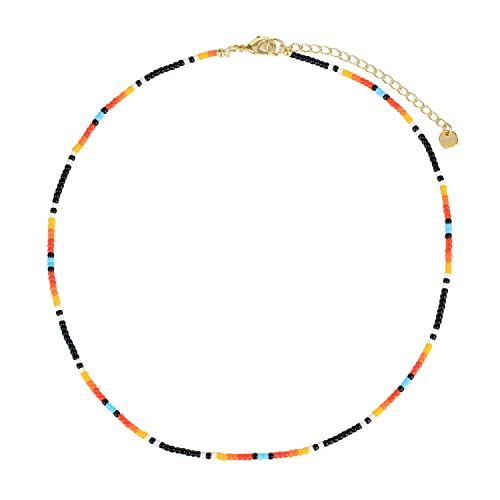 KELITCH Damen Halskette Miyuki Perlen Goldene Perlen Perle Türkis Perlen Anhänger Halskette Modeschmuck für Damen KELITCH Damen Halskette Miyuki Perlen Goldene Perlen Perle Türkis Perlen Anhänger Halskette Modeschmuck für Damen von KELITCH