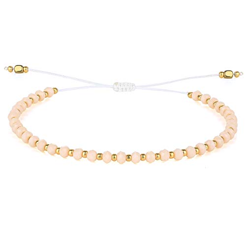 KELITCH Damen Kristallperlen Strang Armbänder Einstellbare Lose Armbänder Einfache Schöne Charm Armbänder von KELITCH