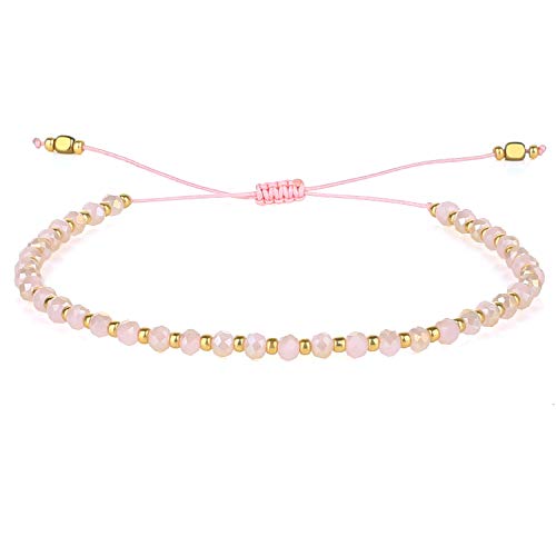 KELITCH Damen Kristallperlen Strang Armbänder Einstellbare Lose Armbänder Einfache Schöne Charm Armbänder von KELITCH