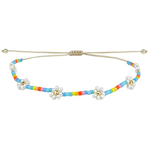 KELITCH Damen Miyuki Perlen Armbänder Handgemachte Blumen Armbänder Freundschaft Armbänder Armreif Schmuck KELITCH Damen Miyuki Perlen Armbänder Handgemachte Blumen Armbänder Freundschaft Armbänder Armreif Schmuck von KELITCH