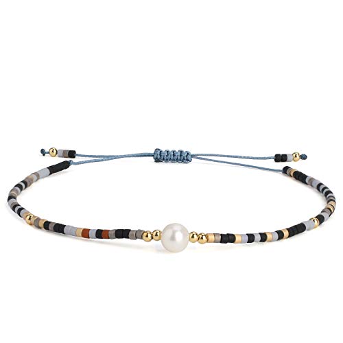 KELITCH Damen Perle Armband Miyuki Perlen Strang Armband Handgemachte Paare Freundschaft Armbänder von KELITCH