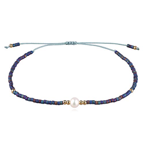 KELITCH Damen Perle Armband Miyuki Perlen Strang Armband Handgemachte Paare Freundschaft Armbänder von KELITCH