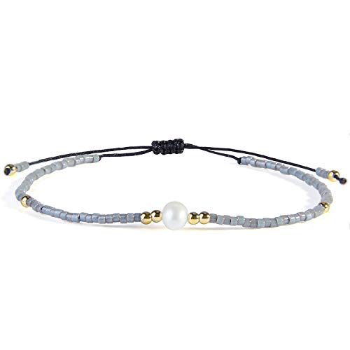 KELITCH Damen Perle Armband Miyuki Perlen Strang Armband Handgemachte Paare Freundschaft Armbänder von KELITCH