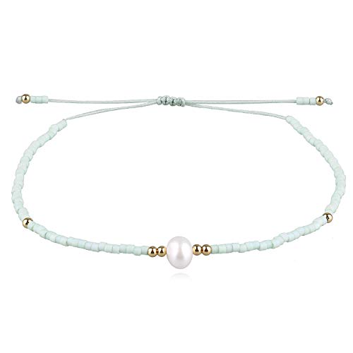 KELITCH Damen Perle Armband Miyuki Perlen Strang Armband Handgemachte Paare Freundschaft Armbänder von KELITCH
