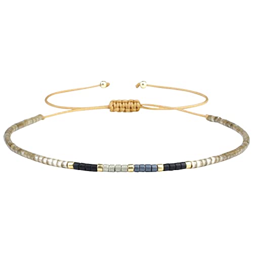 KELITCH Damen Perlen Armbänder Handgemachte Freundschaftsstränge Armbänder Bunte Charm Armbänder von KELITCH