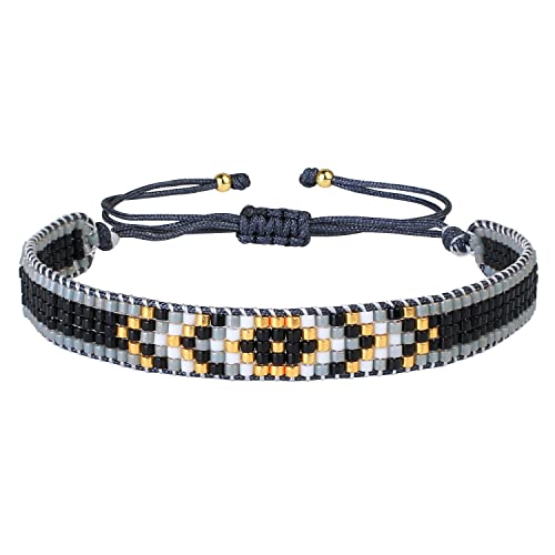 KELITCH Damen Perlen Armbänder Weben Muster Wrap Armbänder Freundschaft Armbänder Für Damen Armreif KELITCH Damen Perlen Armbänder Weben Muster Wrap Armbänder Freundschaft Armbänder Für Damen Armreif von KELITCH
