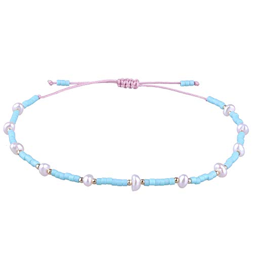 KELITCH Damen Perlenarmbänder Miyuki Perlen Verstellbare Strangarmbänder Handgemachte Freundschaftsarmbänder Schmuck Geschenke KELITCH Damen Perlenarmbänder Miyuki Perlen Verstellbare Strangarmbänder Handgemachte Freundschaftsarmbänder Schmuck Geschenke von KELITCH