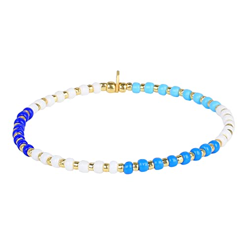 KELITCH Damen Regenbogen Stretch Armbänder Böhmische Freundschaftsarmbänder Modische Perlenarmbänder von KELITCH
