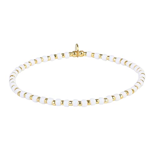 KELITCH Damen Regenbogen Stretch Armbänder Böhmische Freundschaftsarmbänder Modische Perlenarmbänder von KELITCH