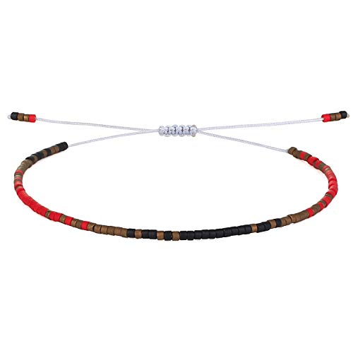 KELITCH Damen Strand Armbänder Boho MIYUKI Perlen Freundschaftsarmbänder Neue Sommer Strand Regenbogen Armbänder von KELITCH