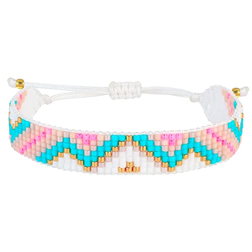 KELITCH Einstellbare Wellenform Strang Armband Rocailles Handgemachtes Seil Armband Eleganter Schmuck Für Damen KELITCH Einstellbare Wellenform Strang Armband Rocailles Handgemachtes Seil Armband Eleganter Schmuck Für Damen von KELITCH