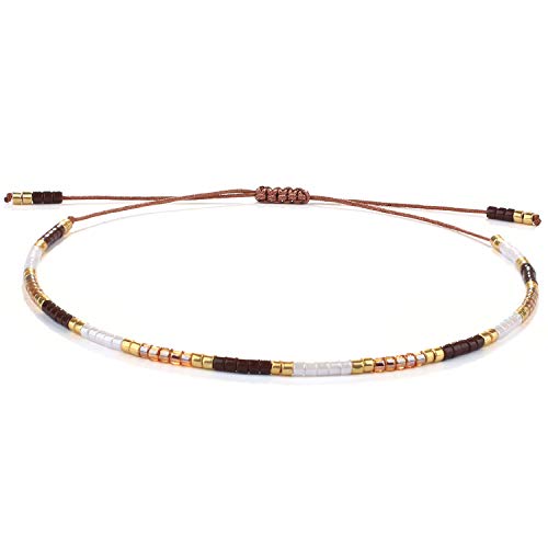 KELITCH Damen Strang Armbänder Seed Perlen Freundschaft Armbänder Strand Regenbogen Miyuki Armbänder von KELITCH