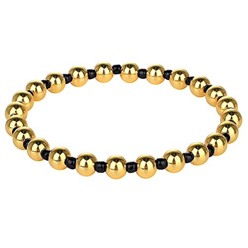 KELITCH Gold Perlen Stretch Armbänder Bunte Miyuki Freundschaft Armbänder Handgemachte Strand Armbänder Armreif von KELITCH