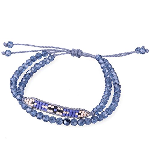 KELITCH MIYUKI Farbe Perlen Strang Armbänder Silber Gold Kette Armband Freundschaft Armband Neue von KELITCH