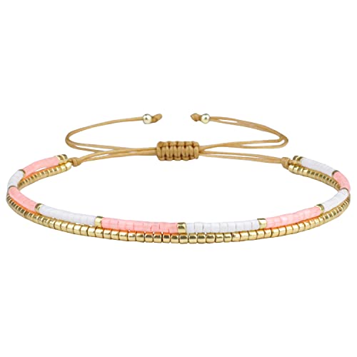 KELITCH Miyuki Perlen Armbänder Doppelstränge Armbänder Einstellbare Damen Charm Armbänder Chic Stil KELITCH Miyuki Perlen Armbänder Doppelstränge Armbänder Einstellbare Damen Charm Armbänder Chic Stil von KELITCH