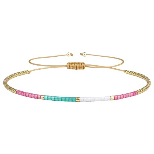 KELITCH Miyuki Perlen Armbänder Mix Farbe Seil Strand Armbänder Handgemachte Tiny Armbänder Für Damen KELITCH Miyuki Perlen Armbänder Mix Farbe Seil Strand Armbänder Handgemachte Tiny Armbänder Für Damen von KELITCH