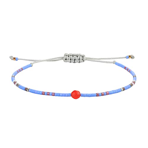 KELITCH Miyuki-Perlen-Armband für Damen große Kristalldekoration stilvoll unelastisch größenverstellbar Damenarmbänder Freundschaftsgeschenke von KELITCH