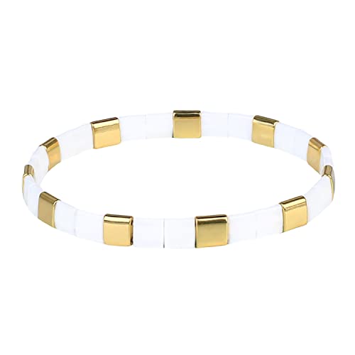 KELITCH Miyuki Perlen Strecken Armbänder Mode Tila Strang Armbänder Frauen Stapelbare Armreif KELITCH Miyuki Perlen Strecken Armbänder Mode Tila Strang Armbänder Frauen Stapelbare Armreif von KELITCH