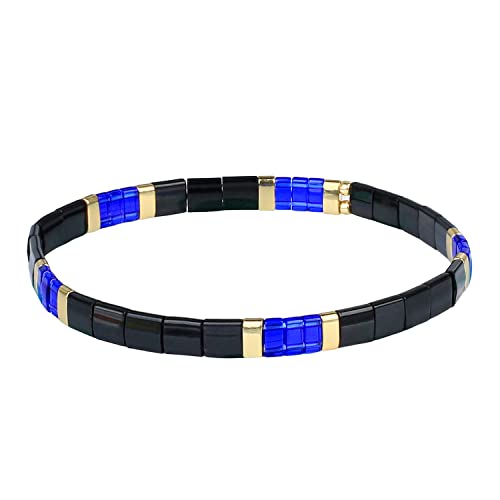 KELITCH Miyuki Perlen Strecken Armbänder Mode Tila Strang Armbänder Frauen Stapelbare Armreif KELITCH Miyuki Perlen Strecken Armbänder Mode Tila Strang Armbänder Frauen Stapelbare Armreif von KELITCH