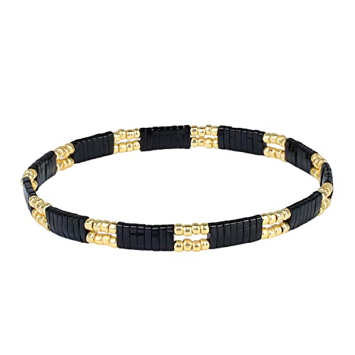 KELITCH Miyuki Perlen Strecken Armbänder Mode Tila Strang Armbänder Frauen Stapelbare Armreif KELITCH Miyuki Perlen Strecken Armbänder Mode Tila Strang Armbänder Frauen Stapelbare Armreif von KELITCH