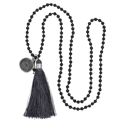 KELITCH Naturale Türkis Achat Perlen Halskette 925 Silber Buddha Anhänger Unisex Erwachsene BoHo Kette KELITCH Naturale Türkis Achat Perlen Halskette 925 Silber Buddha Anhänger Unisex Erwachsene BoHo Kette von KELITCH