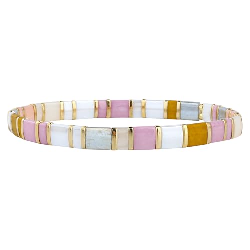 KELITCH Neue Frauen Tila Perlen Armbänder Bunte Freundschaft Stapelbare Stretch Armbänder von KELITCH