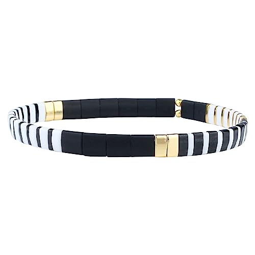 KELITCH Neue Miyuki Tila Perle Armbänder Charm Stretch Armbänder Stapelbare Wrap Armbänder für Frauen Schmuck von KELITCH