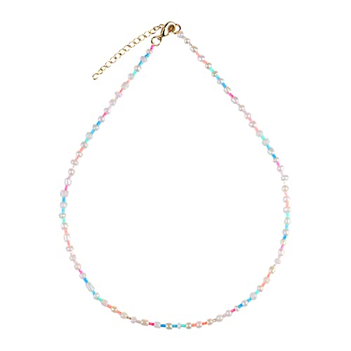 KELITCH Neue Strand Halsketten Candy Farbe Miyuk Beaded Choker Halsketten Schöne Frauen Mode Halsketten Sommer Schmuck von KELITCH