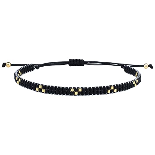 KELITCH Schwarz Miyuki Perlen Armbänder Freundschaft Wrap Armbänder Neue Charm Armbänder Für Damen von KELITCH