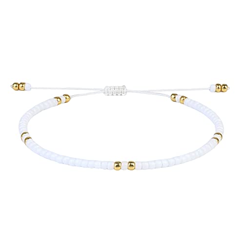 KELITCH Stapelbare Miyuki Perlenarmbänder Ethnische Dünnstrang-Armbänder Unisex Exquisite Armbänder von KELITCH