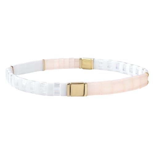 KELITCH Stretch Armbänder Wakamatsu Miyuki Lifting Perlen Armband Farbige Freundschaft Armbänder Damen Armbänder von KELITCH