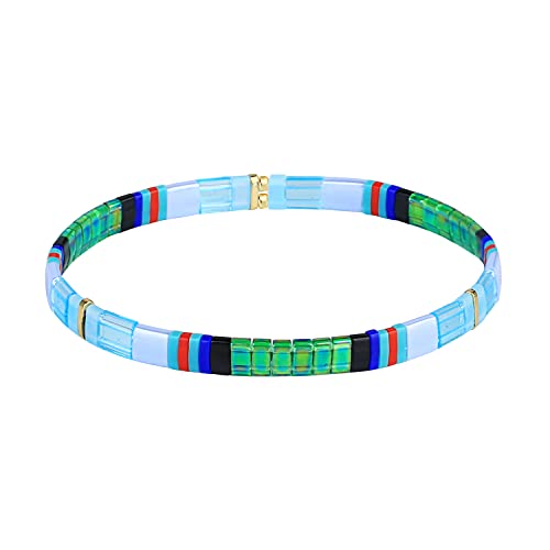 KELITCH Tila Perlen Armband Bunte Stretch Armband Miyuki Armbänder Regenbogen Kette Armbänder Für Damen KELITCH Tila Perlen Armband Bunte Stretch Armband Miyuki Armbänder Regenbogen Kette Armbänder Für Damen von KELITCH
