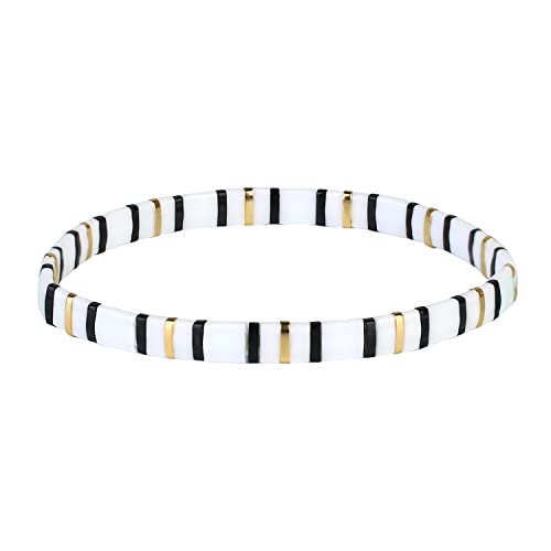 KELITCH Tila Perlen Dehnen Armband Boho Handmade Strang Armreif Charmanter Schmuck Für Damen von KELITCH